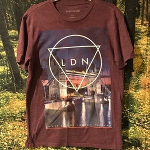 Burgundy Illuminati Tee