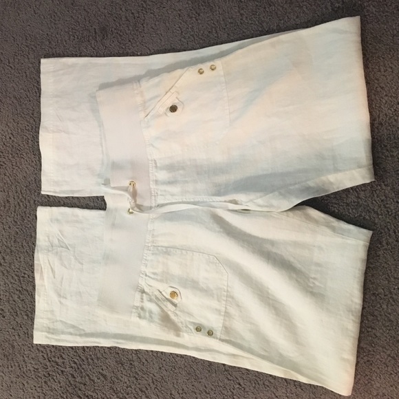 Guess white Linen pants!