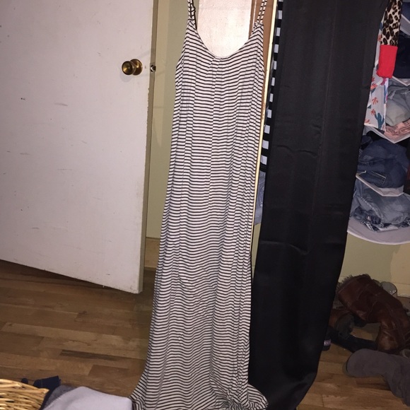 Long striped Maxi dress