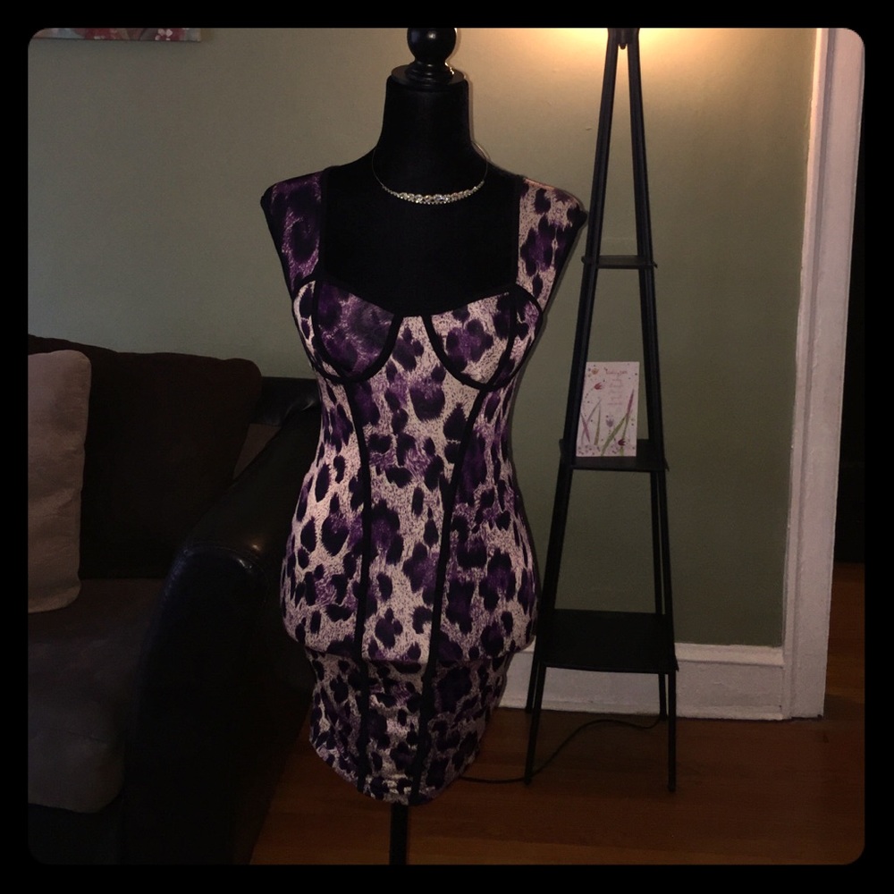 Leopard print dress