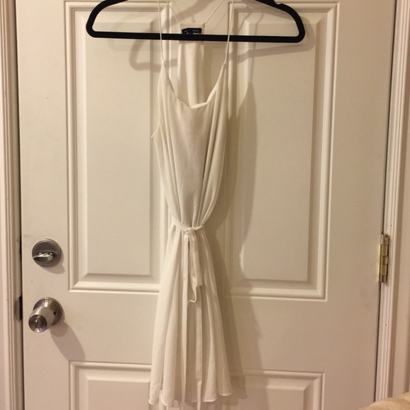 Naked zebra white dress