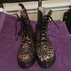 Leopard Dr. Martens Boots