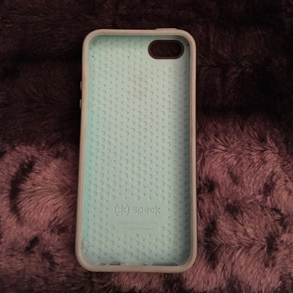 Greyish/navy and aqua speck case for iPhone 5/5s - Picture 2 of 4