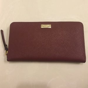 NWT Kate Spade Neda Newbury Lane Leather Wallet.