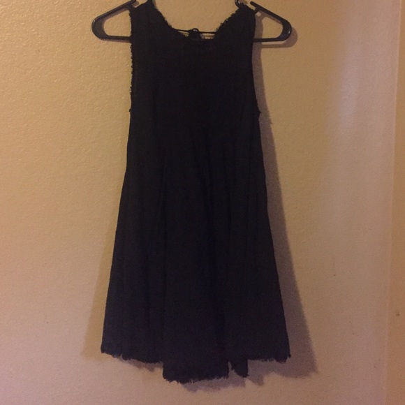 Black flowy dress