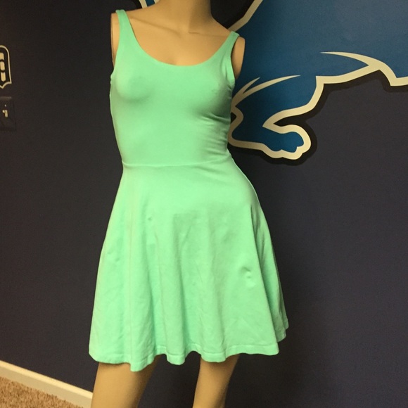 Express mint green dress
