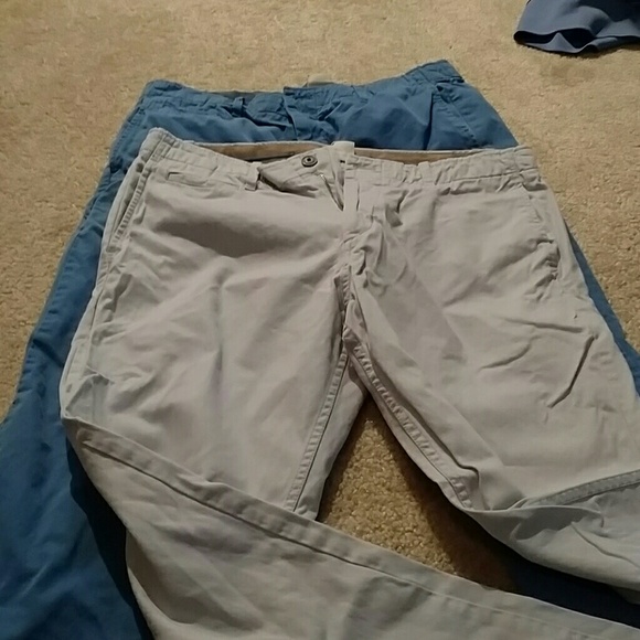 Two pairs of gao khakis