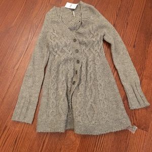 Long free people cardigan sweater size s