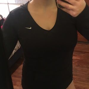 Nike hooded shirt