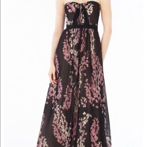 BCBG "Amber" strapless gown