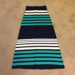 Mossimo Women's Striped Maxi Skirt