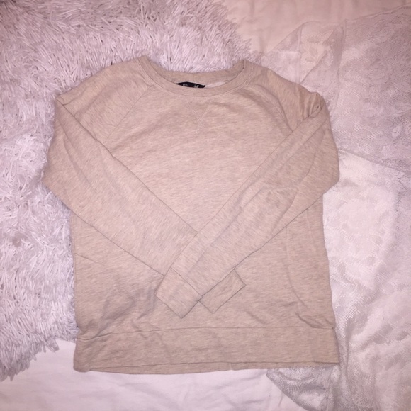 Cozy oatmeal pullover