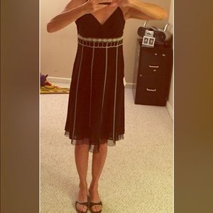 Ann Taylor Loft - T-strap black fancy dress