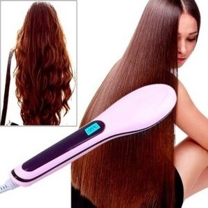 Hair Brush Straightener
