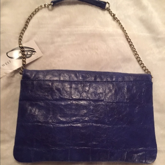 Nine West Cobalt Blue Purse - Picture 3 of 6