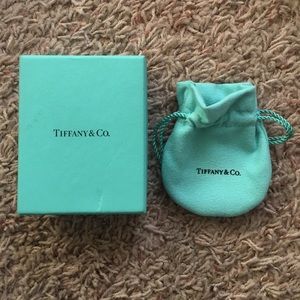 Tiffany's box & suede bag