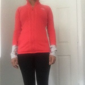 Red Orange North Face Concavo Full Zip Jacket XS