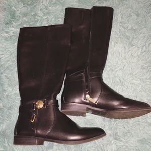 Classic black Tommy Hilfiger riding boots!