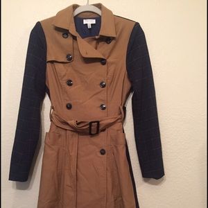 Anthropologie XS Harlyn trench coat