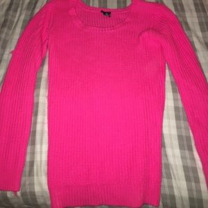 Neon pink Rue 21 Sweater