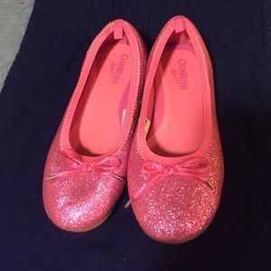 Girls size 1 adorable pink sparkle flats!