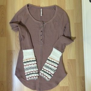 Free people Long sleeved top