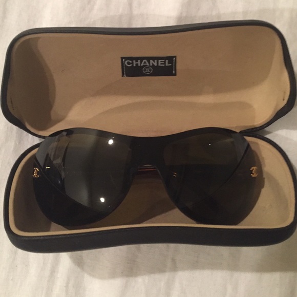 Brown Chanel sunglasses