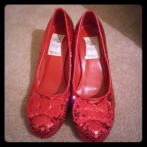 Sparkly Dorothy heels
