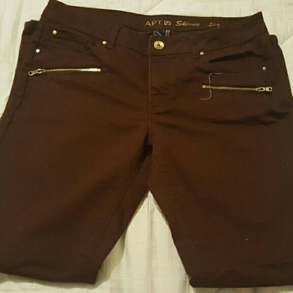 Deep Plum Skinny Jeans