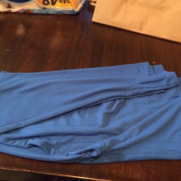 NWOT blue heather leggings