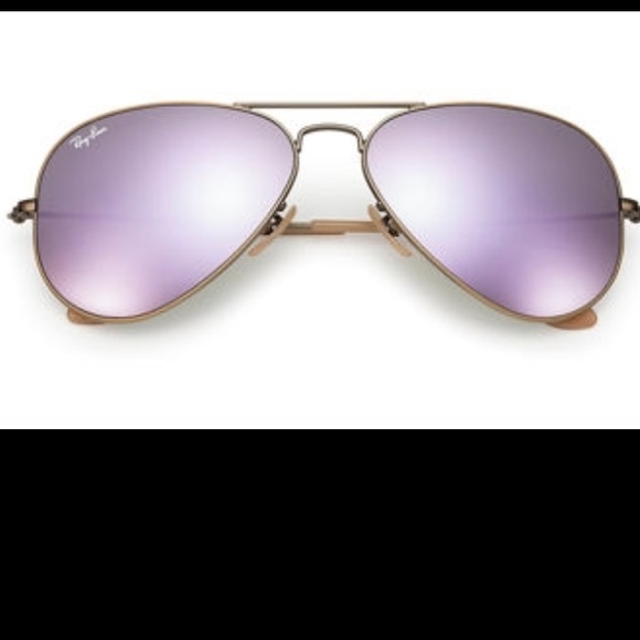 RAY BANS 2035 AVIATOR IN LILAC MIRROR