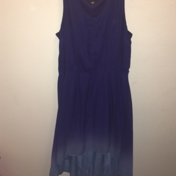 Mossimo purple/blue high/low dress