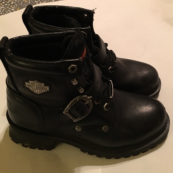 Harley Davidson motorcycle boots