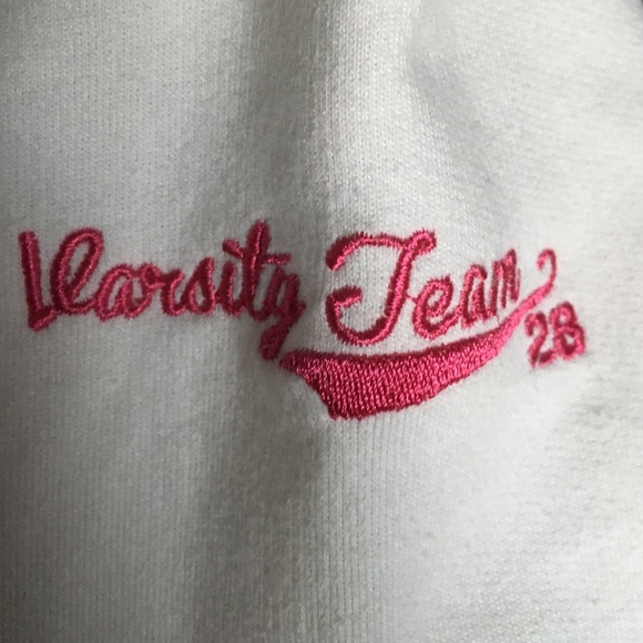 Pink varsity jacket with embroidered B - Picture 3 of 3