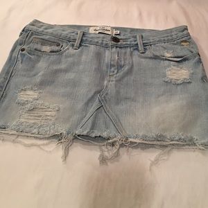 Abercrombie Jean Skirt