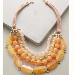 Nectarine Tiered Bib Necklace