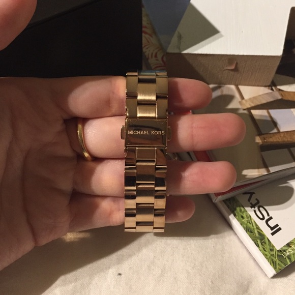 Michael Kors rose gold watch main image 5