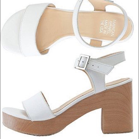 American Apparel Wooden Wedge