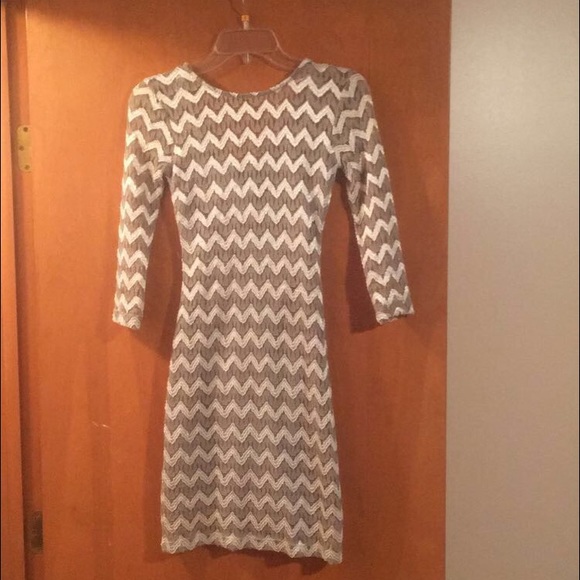 Gray and silver dress, size 3/4 in juniors