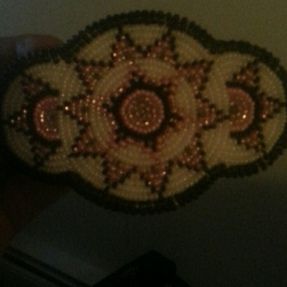 Hand beaded hair Barrett - Picture 1 of 1