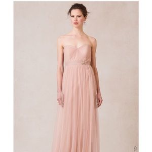 Jenny Yoo Annabel dress in Cameo Pink, sz 0