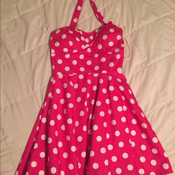 Modcloth travelling cake pop A line dress in pink - Picture 3 of 4