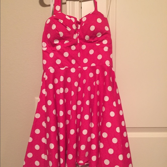 Modcloth travelling cake pop A line dress in pink - Picture 4 of 4