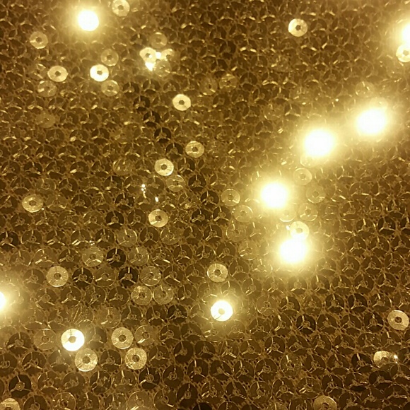 Gold sequin bomber jacket - Picture 4 of 4