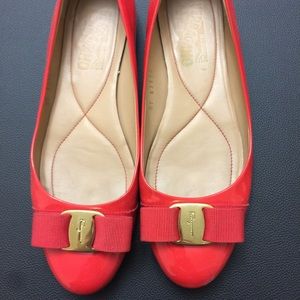 Ferragamo red flats