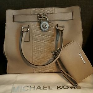 Michael Kors large Hamilton purse and wallet