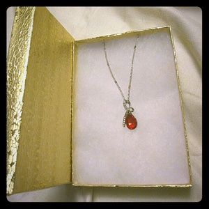 Water Drop Shaped Austrian Crystal Pendant