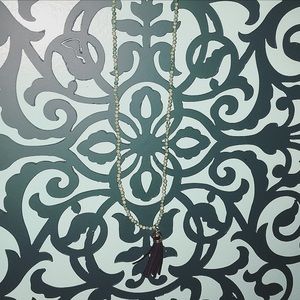 Cute Teal beaded necklace