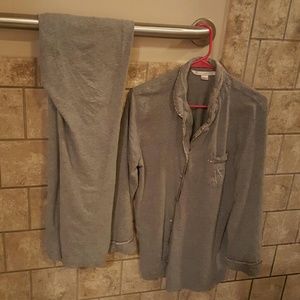 Grey Victoria's secret pajama set