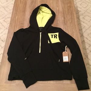 True Religion Neon Zip Front Hoodie